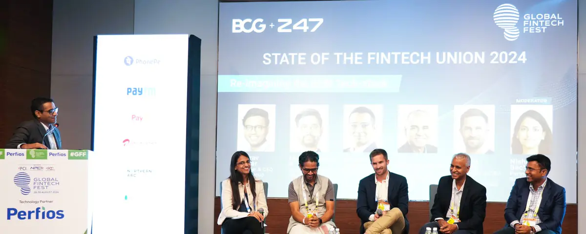 A six-person panel at the BCG and Z47 State of the Fintech Union 2024 session