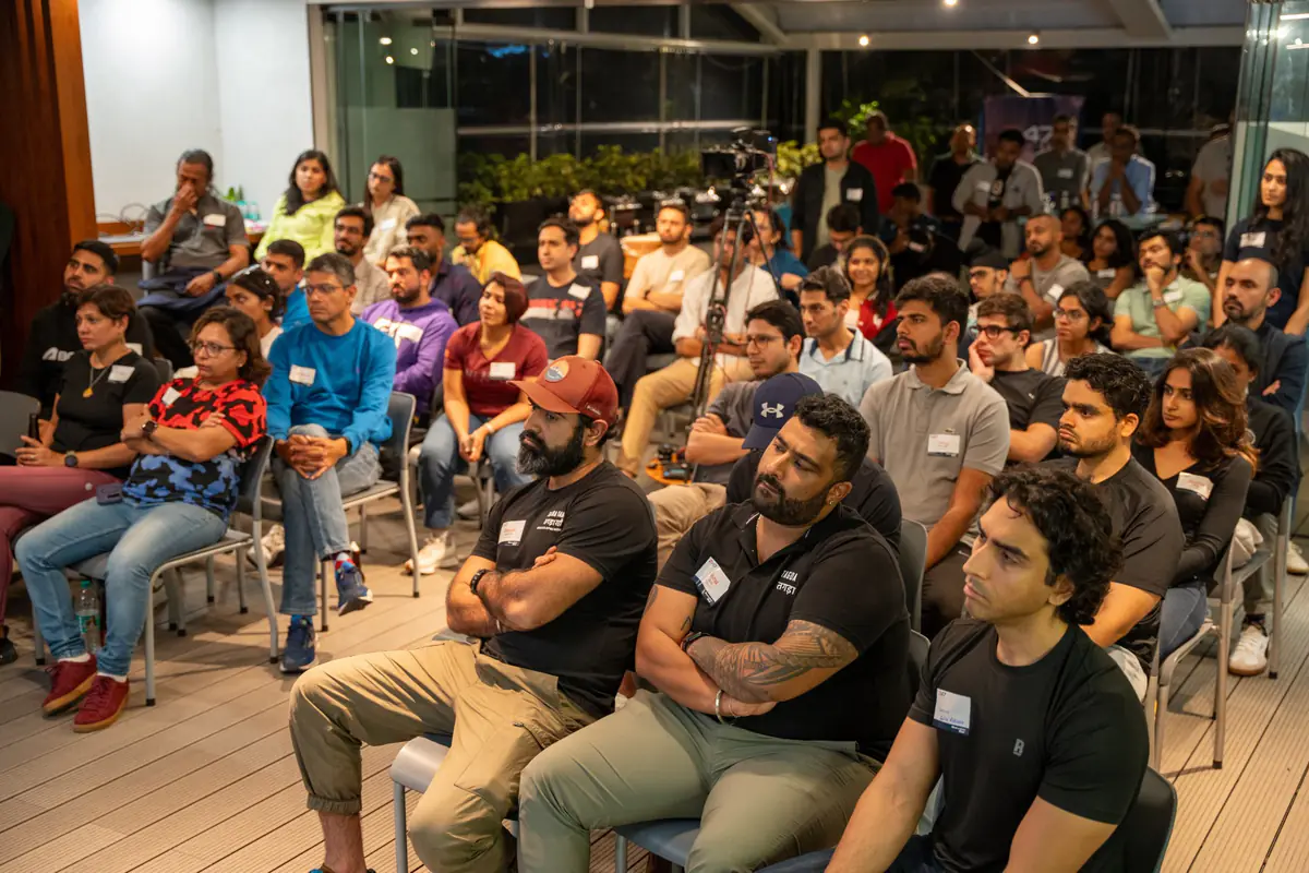 The audience at the Move-a-thon Mixer in Bangalore
